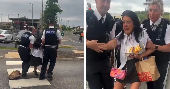 Massive Outrage After McDonald's Calls Cops On 13YO School Girl Over New Policy