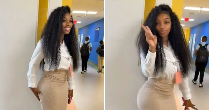 Teacher Sparks Viral Debate After "Showing Off Too Many Curves" For Back-To-School