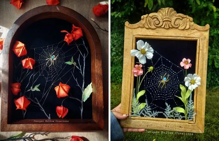I Handmake Spider Webs