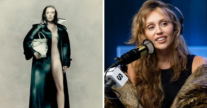 Miley Cyrus' "Scary" Body Paint Campaign For Maison Margiela Divides The Internet