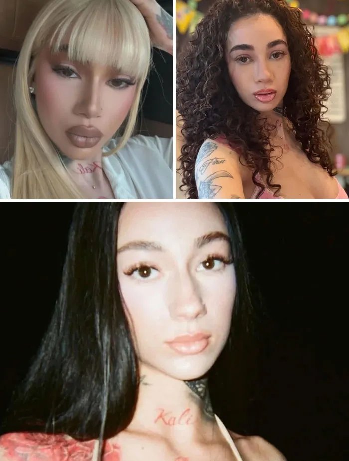 ¿Parece de una etnia completamente diferente en cada foto?