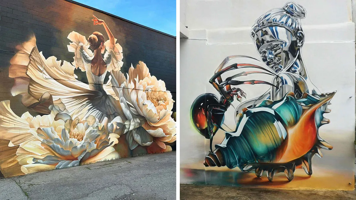 40 Powerful Murals By Alexander “Vizsla” Bacon That Merge Graffiti Culture With Fine Art
