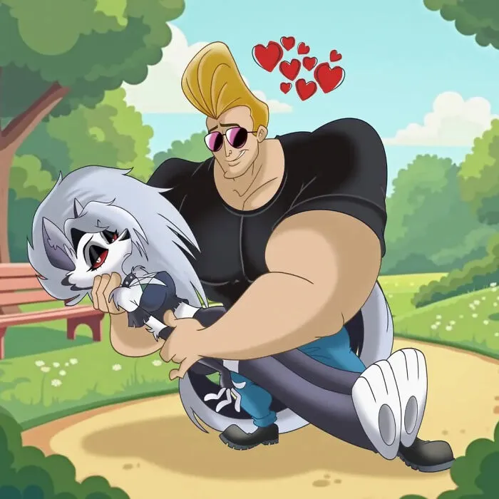 "Johnny Bravo" And "Hazbin Hotel"