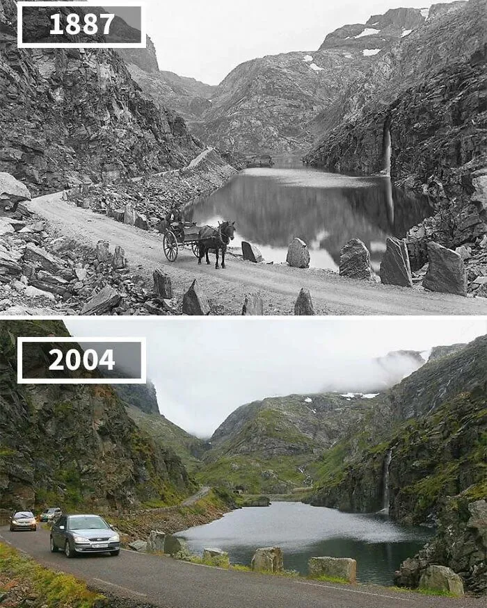 Seljestadjuvet, Odda, Noruega, 1887 - 2014