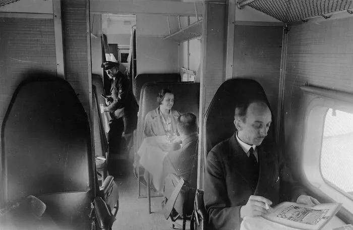 Interior View Of The Cabin Of A Junkers G 38 Aircraft, 1929