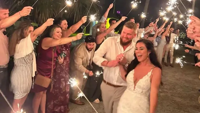Pareja recién casada