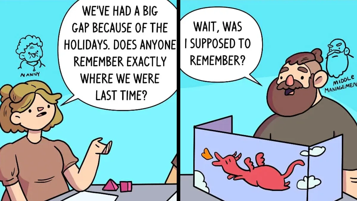 Parenting And Fantasy Gaming Collide In 23 New Comics By This Artist