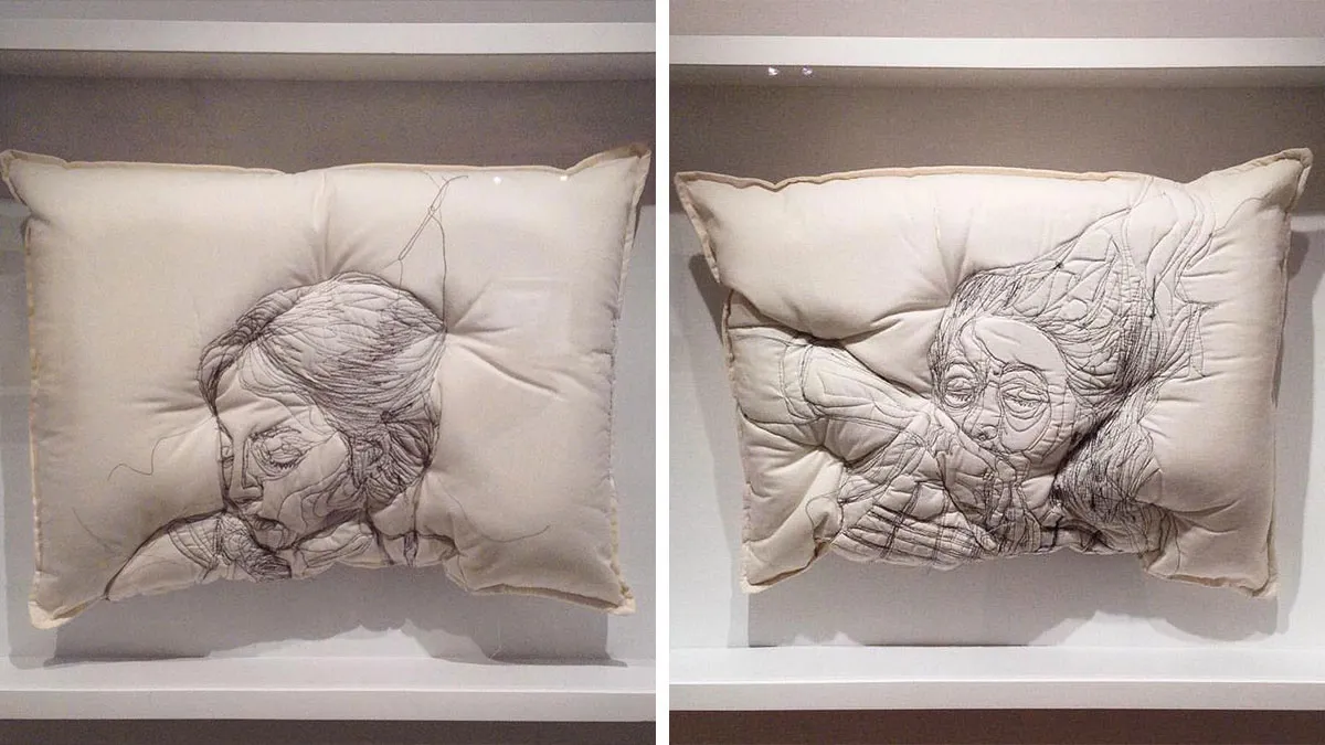 17 Beautiful Pillow Artworks By Maryam Ashkanian Inspired By The Quiet Moments Of Sleep