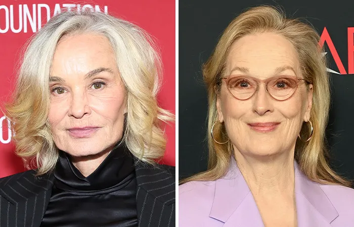 Jessica Lange y Meryl Streep (1949)