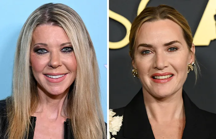Tara Reid y Kate Winslet (1975)