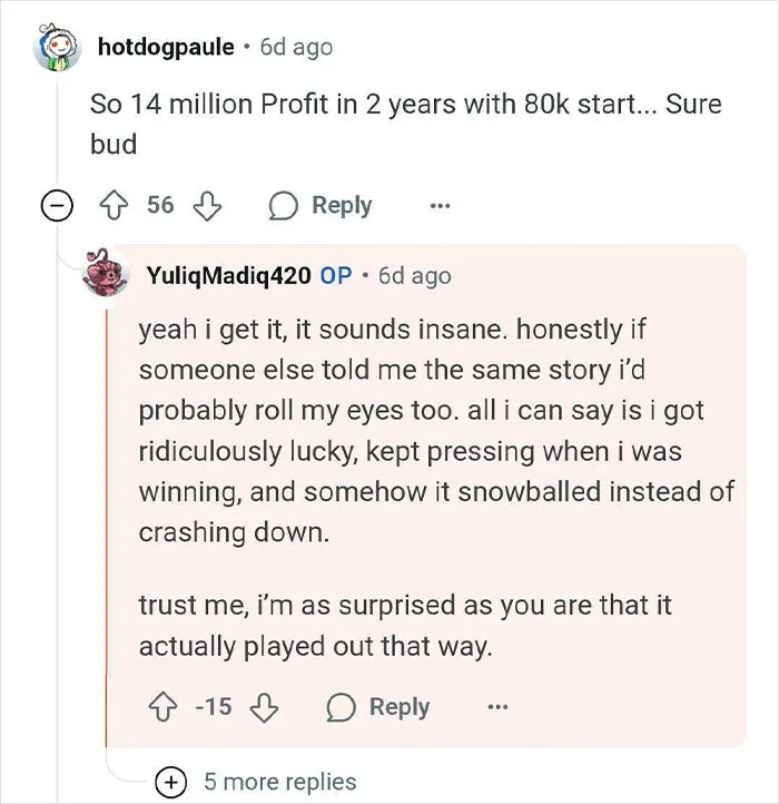 Guy Wins $14 Million, Tells No One, And Answers People’s Questions About His Life
