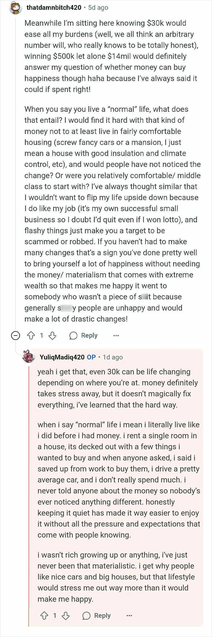 Guy Wins $14 Million, Tells No One, And Answers People’s Questions About His Life