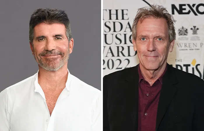 Simon Cowell y Hugh Laurie (1959)