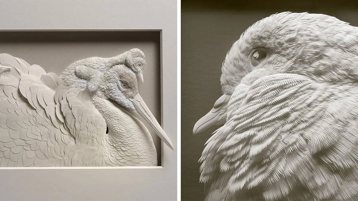 49 Incredible Paper Sculptures That Look Almost Alive By Calvin Nicholls