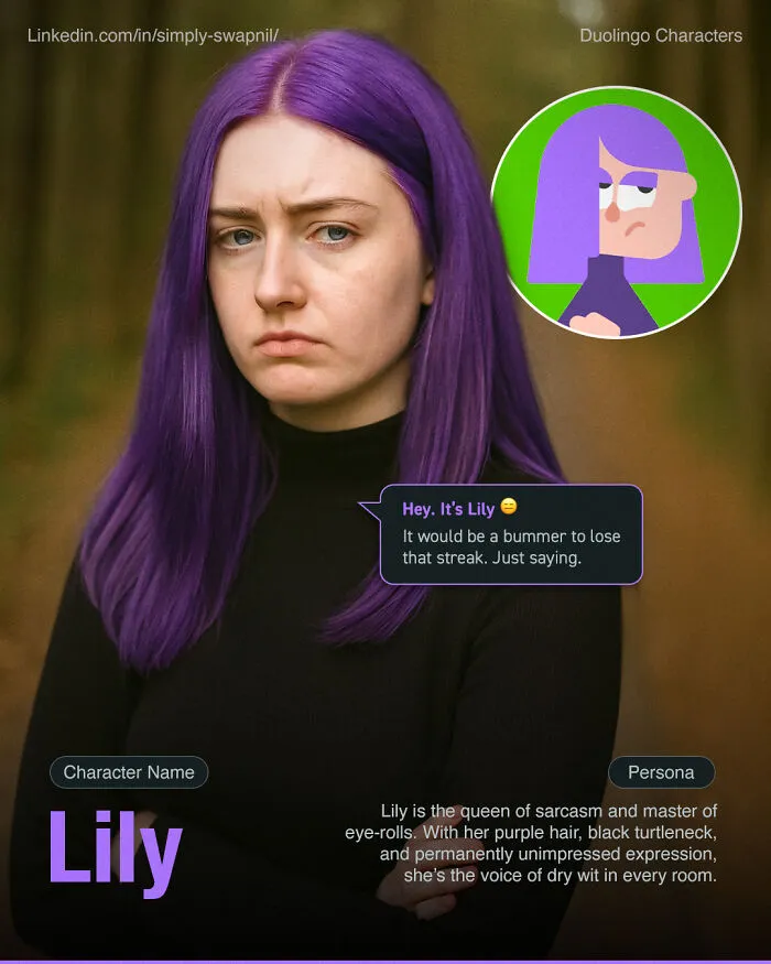 Lily From Duolingo
