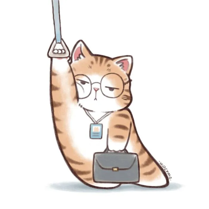 50 Adorable And Playful Cat Illustrations That Might Make Your Heart Melt
