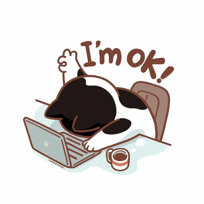 50 Adorable And Playful Cat Illustrations That Might Make Your Heart Melt