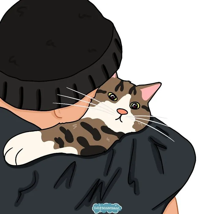 50 Hilarious Cat Illustrations And Comics That Perfectly Capture Their Goofy Personalities