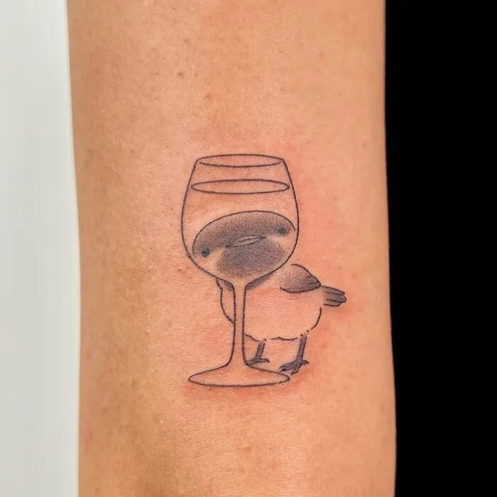 Funny, Cute, And Irresistible Tattoos That Bring Smiles (36 Pics)