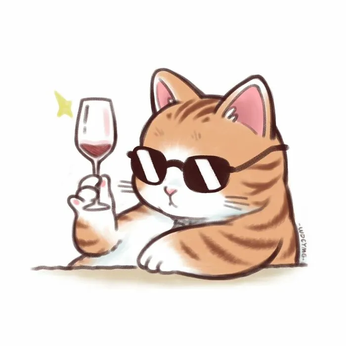 50 Adorable And Playful Cat Illustrations That Might Make Your Heart Melt