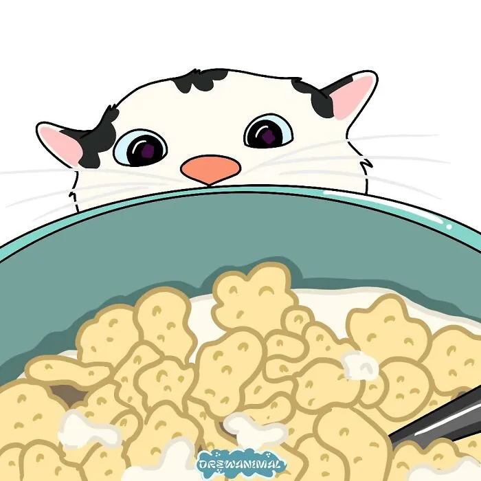 50 Hilarious Cat Illustrations And Comics That Perfectly Capture Their Goofy Personalities
