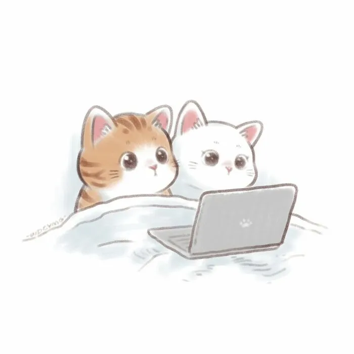 50 Adorable And Playful Cat Illustrations That Might Make Your Heart Melt