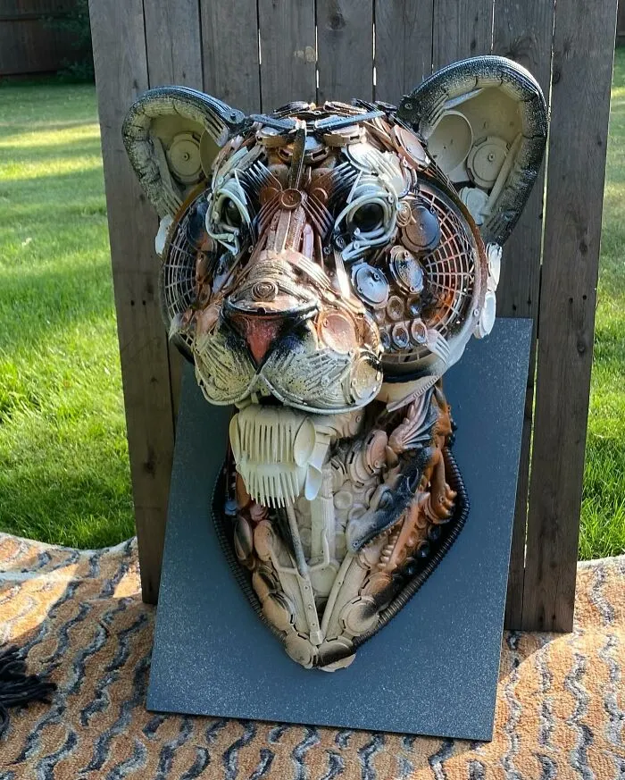 This Artist Creates Incredible Sculptures Out Of Stuff That's Been Thrown Away (30 Pics)