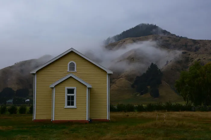 A Small Country Church Somewhere Between Nelson And Blenheim Nz