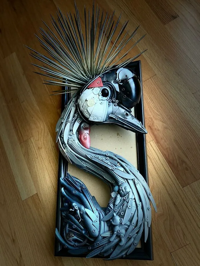 This Artist Creates Incredible Sculptures Out Of Stuff That's Been Thrown Away (30 Pics)