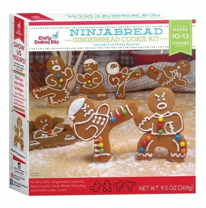 Galletas de pan de jengibre ninjas