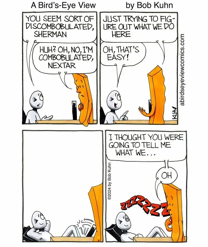30 Comics From ‘A Bird’s-Eye View’ That Highlight The Humor Of Office Culture