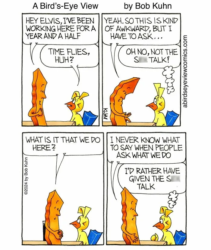 30 Comics From ‘A Bird’s-Eye View’ That Highlight The Humor Of Office Culture