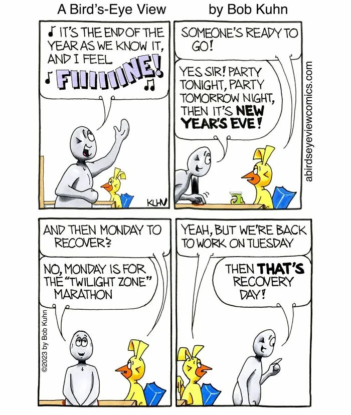 30 Comics From ‘A Bird’s-Eye View’ That Highlight The Humor Of Office Culture