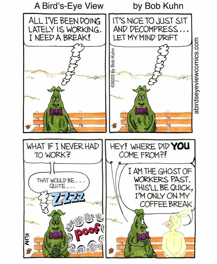 30 Comics From ‘A Bird’s-Eye View’ That Highlight The Humor Of Office Culture