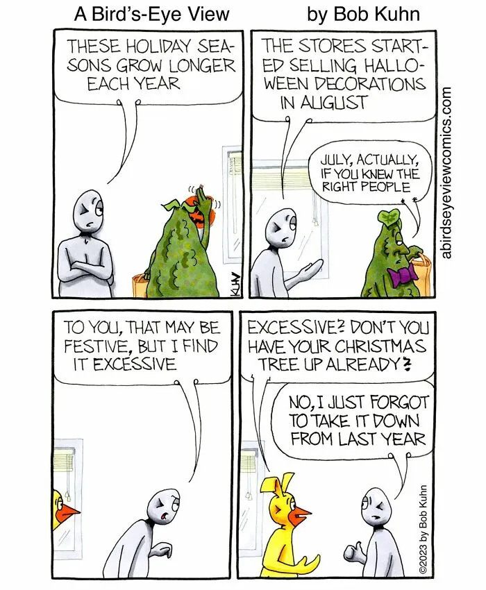 30 Comics From ‘A Bird’s-Eye View’ That Highlight The Humor Of Office Culture
