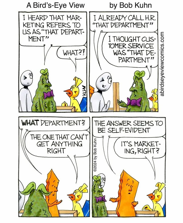 30 Comics From ‘A Bird’s-Eye View’ That Highlight The Humor Of Office Culture