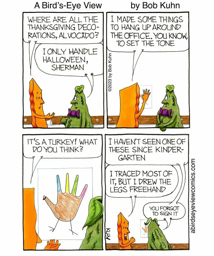 30 Comics From ‘A Bird’s-Eye View’ That Highlight The Humor Of Office Culture