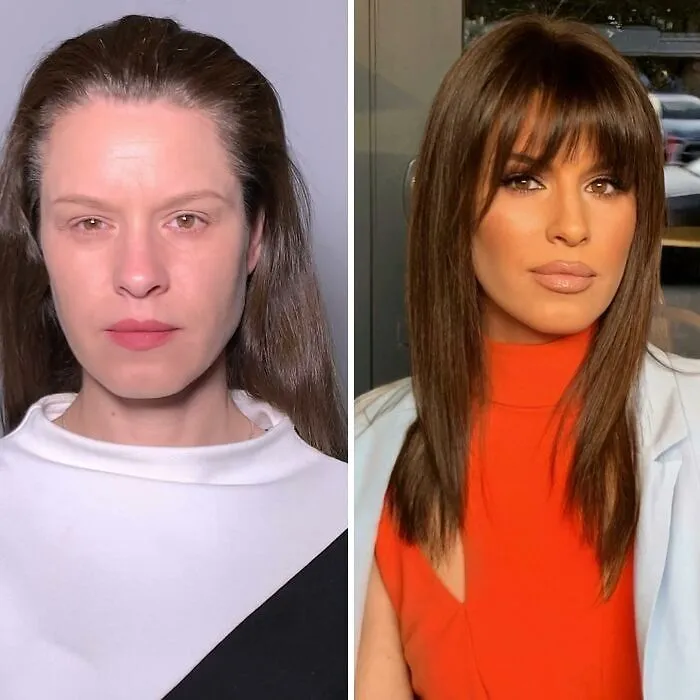 45 Transformaciones asombrosas realizadas por este estudio de maquillaje que son demasiado buenas para no compartirlas