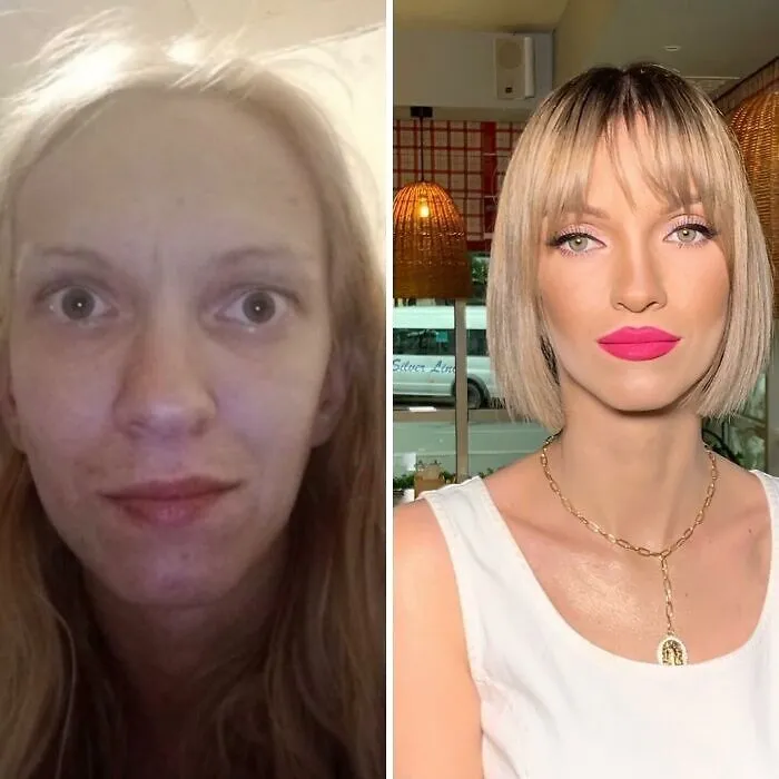 45 Transformaciones asombrosas realizadas por este estudio de maquillaje que son demasiado buenas para no compartirlas