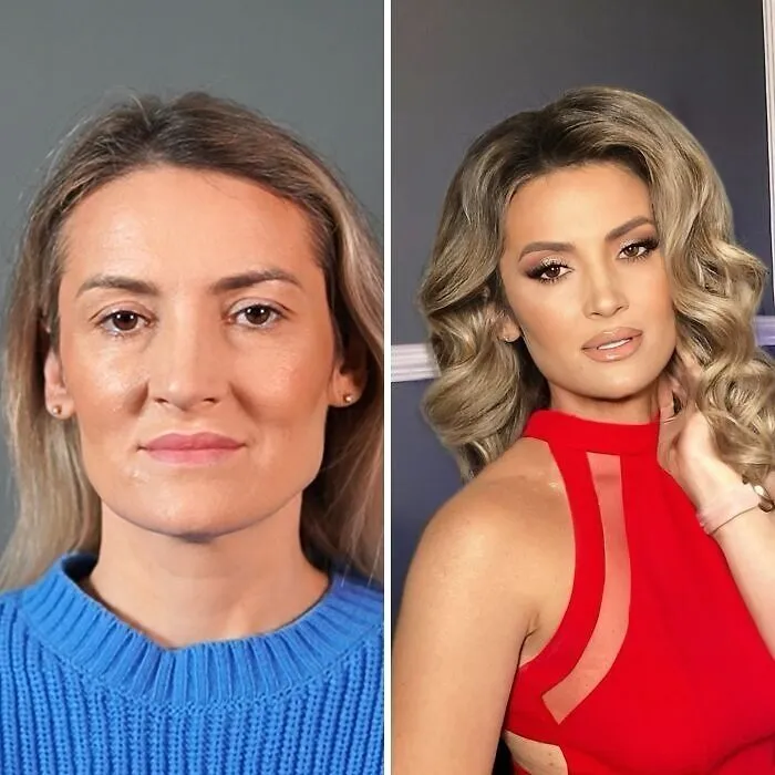 45 Transformaciones asombrosas realizadas por este estudio de maquillaje que son demasiado buenas para no compartirlas