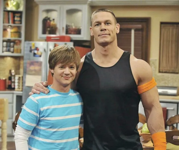 In Hannah Montana (2006) John Cena And Jackson Are The Same Age In This Photo