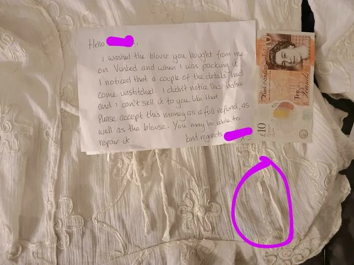 This Is The Second Most Sweet Thing I Have Had A Vinted Seller Do For Me