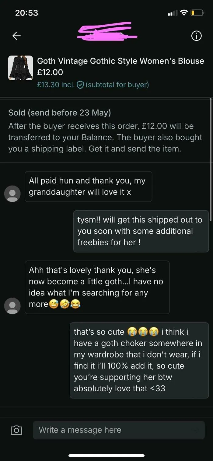Wholesome Experience I Had On Vinted