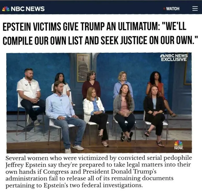 To Ignore Epstein’s Victims In Hopes They Go Away