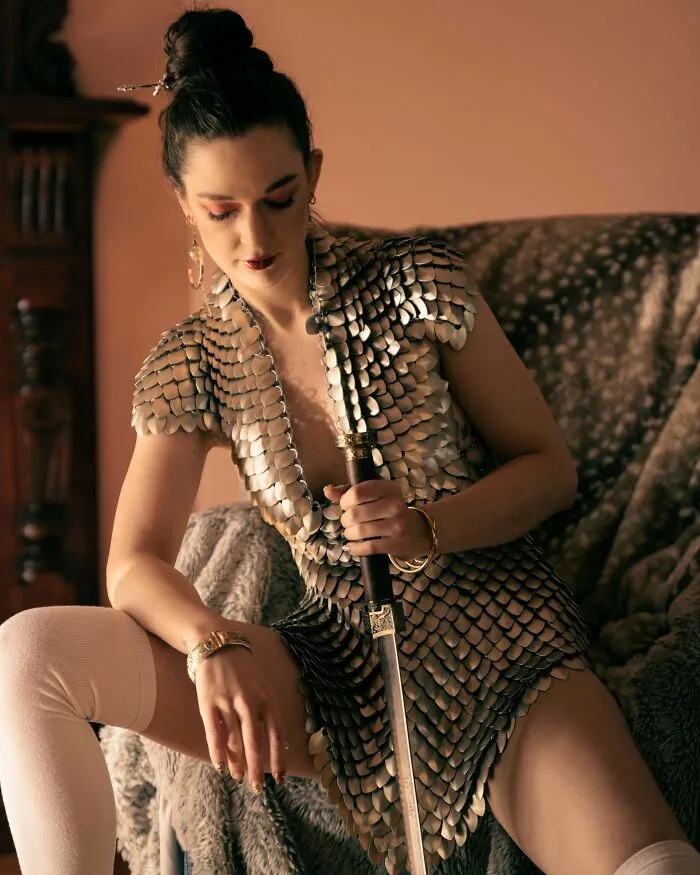 Made A Dress Out Of Scalemail