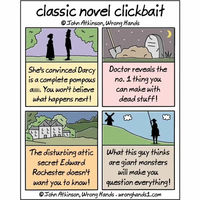 42 Hilarious Comics Referencing Our Culture, Literature And Art, By John Atkinson (New Pics)