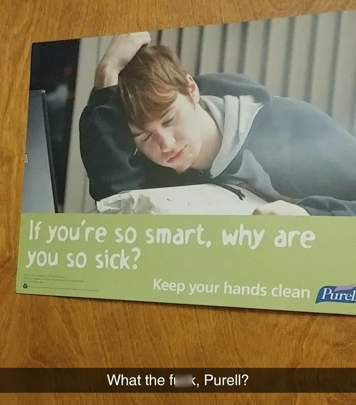 Purell Making Fun Of Sick Kids