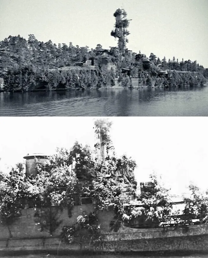 In 1942, A Dutch Minesweeper Called The Abraham Crijnssen Avoided Japanese Aircraft And Escaped To Australia By Disguising As A Tropical Island