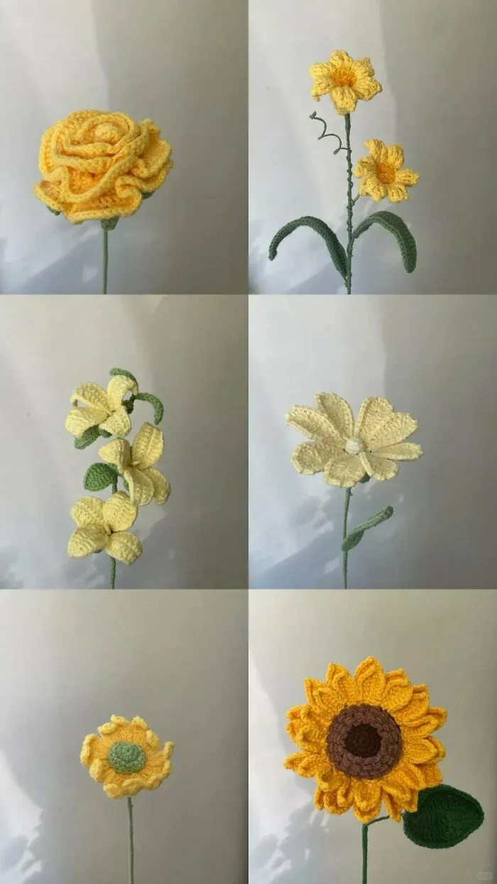 Crocheted Flowers