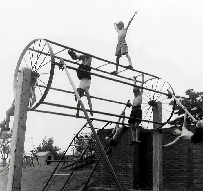 Gravity Was As Unforgiving Then As It Is Today. A Simple Misstep Could Lead To An Abrupt Drop, Often Resulting In Cuts, Bruises, Or Even A Trip To The ER